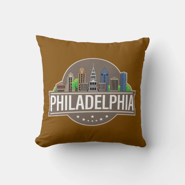 Coussin Philadelphie Pennsylvanie (Recto)