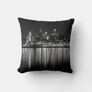 Coussin Philly night b/w