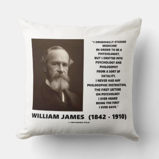 Coussin Philosophie en psychologie médicale William James 