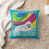 Coussin Phoque bébé "Art by Kids" (Couverture)