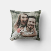 Coussin Photo à écriture simple Amour (Recto)