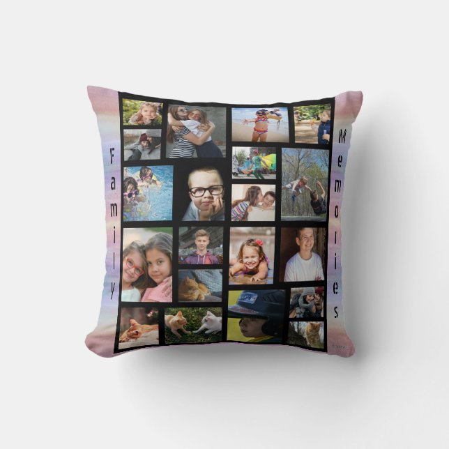 Coussin photo avec 20 Modèles - HAMbWG (Recto)