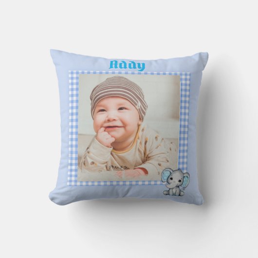 Coussin Photo Baby Boy (Recto)
