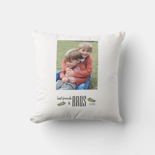 Coussin photo Best Friends & BROS (Recto)