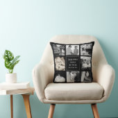 Coussin PHOTO COLLAGE Mariage ou cadeau d'anniversaire Noi (Chaise)