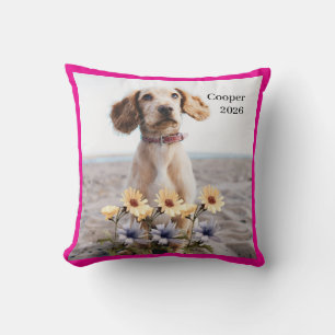 Coussin Photo de chien mignon