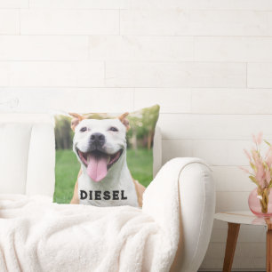 Coussin Photo de chien ou de chat modèle Perte d'animal de