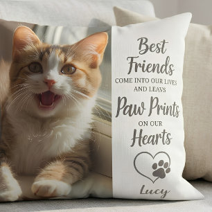 Coussin Photo de compagnie personnalisée " Empreintes de p