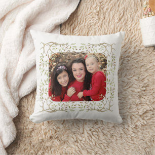 Coussin Photo de la famille Woodland Antler