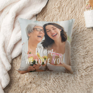 Coussin Photo de la fête des mères sur mesure
