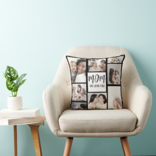 Coussin Photo de la fête des mères sur mesure