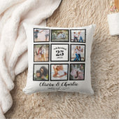 Coussin Photo de l'anniversaire du Mariage Parents (Couverture)