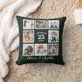 Coussin Photo de l'anniversaire du Mariage Parents (Couverture)