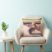 Coussin photo de lapin de Pâques printemps (Chaise)