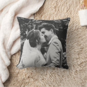 Coussin Photo de mariage Jeune couple marié (Couverture)