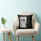 Coussin Photo de mariage mariés Noël (Chaise)