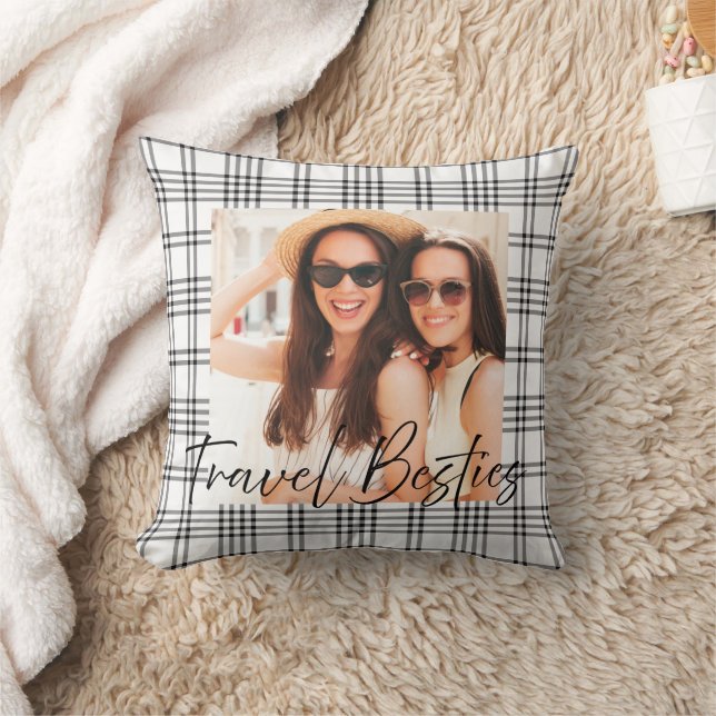 Coussin Photo de Meilleure Amie (Couverture)