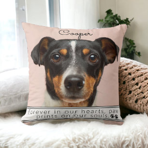 Coussin Photo de memorial personnalisé pour chien / Cadeau