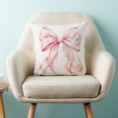 Coussin Photo de ruban rose