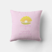 Coussin Photo de sirènes rose (Verso)