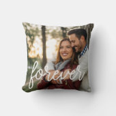 Coussin Photo de superposition de script (Recto)