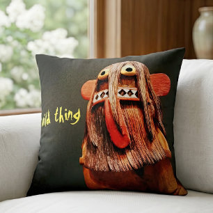 Coussin Photo de visage de poupée Kachina Citation Wild Th