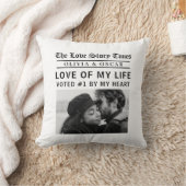 Coussin Photo d'histoire d'amour personnalisée (Couverture)