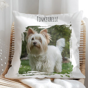 Coussin Photo Dog Pet avec nom