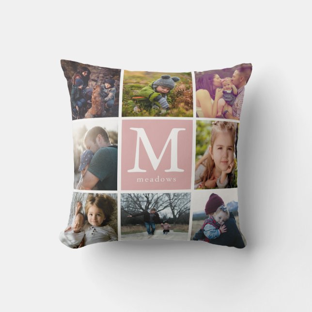 Coussin Photo du monogramme familial (Recto)