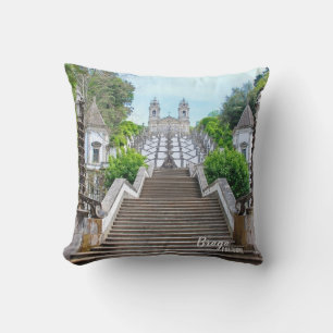 Coussin Photo du Sanctuaire Bom Jesus Braga, avec prière