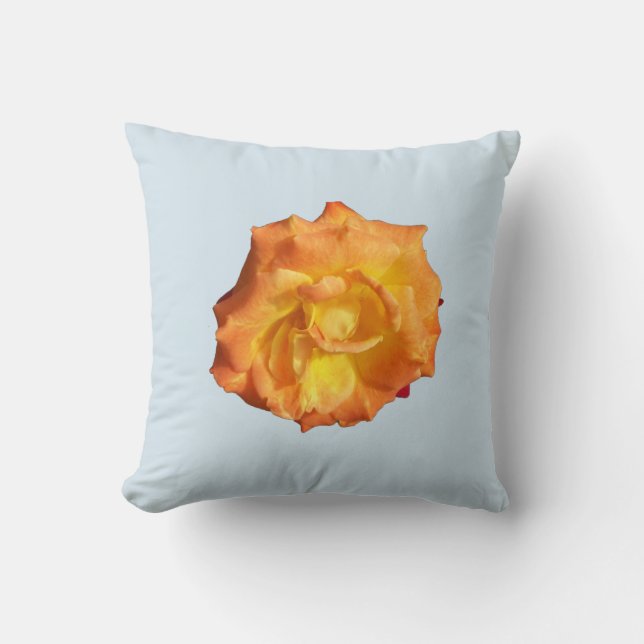 Coussin Photo d'un rose orange (Recto)