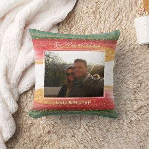 Coussin Photo en couple Joyeux Noël