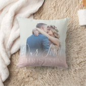 Coussin Photo faite sur commande nos premières vacances de (Couverture)