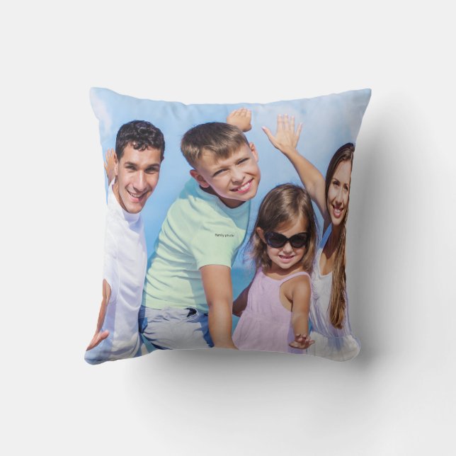 Coussin Photo famille et amis (Verso)