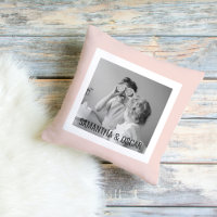 Photo Famille Moderne Pastel Rose Simple Cadeau
