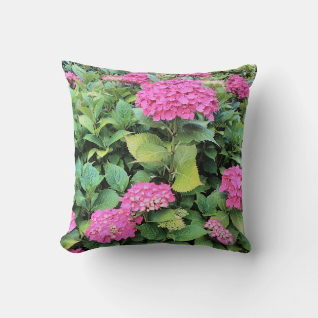 Coussin Photo Fleurs Roses 41 cm x 41 cm (Recto)