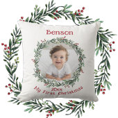Coussin Photo Keepsaké pour bébé de Noël