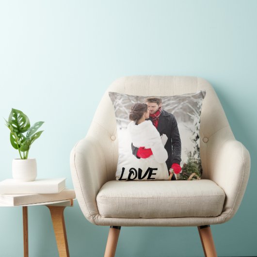 Coussin photo mariage (Chaise)