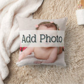 Coussin Photo mignonne Nouveau bébé photo (Couverture)