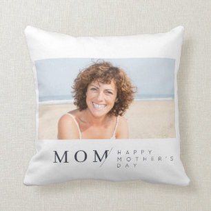 Coussin Photo minimaliste moderne Bonne fête des mères