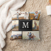 Coussin Photo Noir Moderne (Couverture)