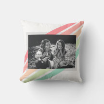 Photo Pastel Rainbow Stripes Cadeau personnalisé