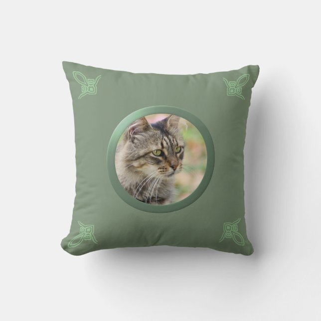 Coussin Photo personnalisable en chat / mémoire pour anima (Recto)