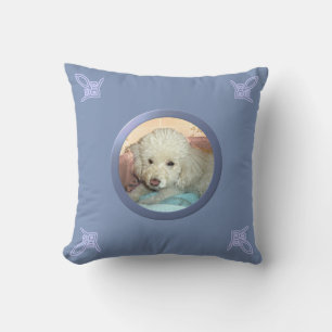Coussin Photo personnalisable en mémoire de chien ou autre