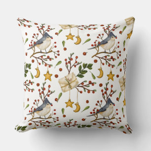 Coussin photo personnalisé à thème d'oiseaux