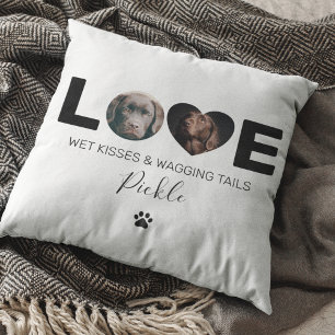 Coussin Photo personnalisé Amour Animal de compagnie