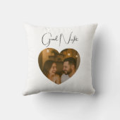 Coussin photo personnalisé Good Morning & Good Nig (Verso)