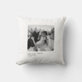 Coussin Photo personnalisé – Je t'aime pour toujours (Recto)