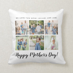 Coussin Photo personnalisée de la Fête des mères