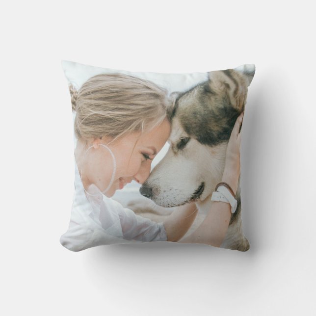 Coussin Photo personnalisée double face (Recto)